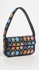 Bolso bordado artesanal con cuentas y correa larga - Product Image 5