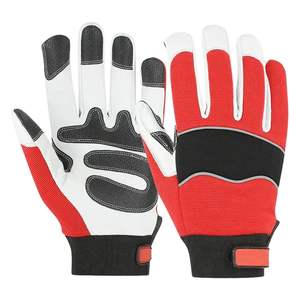 Gants de mécanicien respirants confortables et ajustés poignée Durable cuir synthétique léger broderie personnalisée hiver en plein air - Product Image 2