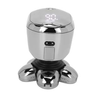 Tondeuse électrique USB pour hommes, rasoir pour crâne chauve, tête de coupe flottante, brosse nettoyante pour le visage, pour salon de coiffure, IPX7 - Product Image 3