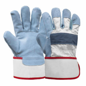 ถุงมือหนังวัวแท้แบบปรับแต่งได้ ทนทานต่อการเสียดสี ทนความร้อน ป้องกันมือ ถุงมือช่างชาวแคนาดา ถุงมือสำหรับใช้ในครัวเรือน - Product Image 6