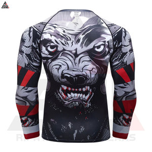 Dernière conception de chemises de compression Offre Spéciale vêtements de fitness confortables 100% coton T-shirt de compression imprimé coupe ample pour hommes - Product Image 2