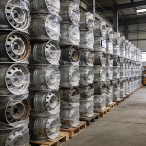 Déchets de jantes en alliage d'aluminium 99% Jantes entières Emballées pour le chargement en conteneur - Product Image 1