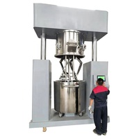 Disperseur robuste de 1000 L avec moteur AC et pompe pour matériaux chimiques à haute viscosité, scellants, adhésifs, produits alimentaires