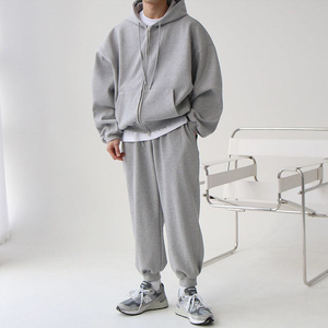 DEC Hommes Heavyweight Vintage Unisexe Haute Qualité Personnalisé Double Fermeture Éclair Blanc Zip Up Hommes Hoodies & Sweatshirts - Product Image 5