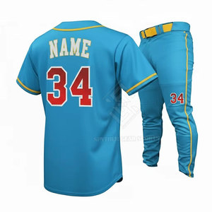 Ensemble d'uniformes de baseball élégants, vêtements de sport personnalisés avec une coupe confortable pour les équipes, les écoles et les joueurs. - Product Image 2