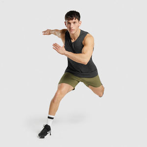 Ropa de fitness y gimnasio de alta calidad, camiseta sin mangas de verano para hombre, camiseta sin mangas deportiva de punto de algodón ligero de alta calidad - Product Image 4