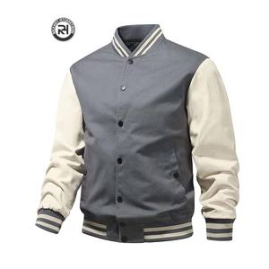 Vente en gros de veste universitaire à manches en cuir de laine de qualité supérieure personnalisée veste Letterman OEM sports universitaires hiver rue principale - Product Image 2