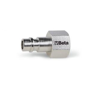 Acoplamientos rápidos cónicos roscados hembra de perfil europeo BETA (BSPT) Paquete múltiple para piezas neumáticas - Product Image 1