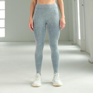 Custom Design Women Legging <b>Tight</b> 100% Cotton <b>High</b> Quality Low Price Seamless Full Length Women Gym Made in Pakistan - Product Image 3