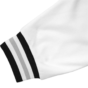 Vestes d'université de baseball de haute qualité pour hommes, couleur personnalisée, broderie avant, vente en gros de veste universitaire unie vierge - Product Image 5