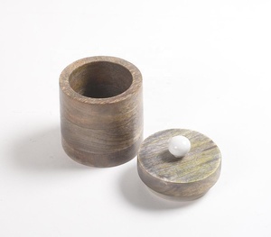 Fabricante de tarros de madera de mango quemado torneado MOQ bajo hecho a mano venta directa de fábrica mayorista - Product Image 3