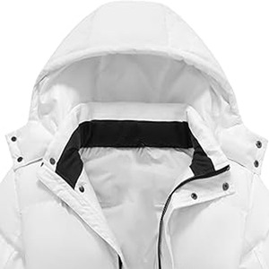 Streetwear personnalisé hommes veste d'hiver manteau fermeture éclair poches cargo léger bulle hiver téléchargé par robe sport - Product Image 2