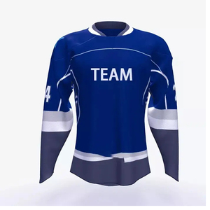 Jersey de hockey sobre hielo de alta calidad con logotipo privado personalizado directo de fábrica último estilo precio al por mayor opción de nombre del equipo OEM - Product Image 2