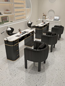 Mesa de Manicura Totalmente Personalizable con Campana, Mesa para Uñas, Muebles de Salón de Manicura - Product Image 4