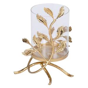 Porte-bougie votif en métal décoratif de luxe, couleur or, forme ronde, pour la décoration de la maison et des mariages, bougie votive - Product Image 4