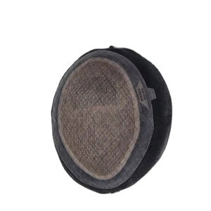 Miraje Model Taz BD Indian Remy Human <b>Hair</b> Toupee Wig with 100% Density Natural Loose Deep Wave & <b>Body</b> Wave Lace PU Base - Product Image 6