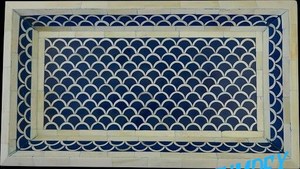 Bandeja para servir con incrustaciones de hueso de madera de tamaño personalizado, utensilios de cocina de alta calidad, servicio de comida duradero de acero inoxidable para el hogar y hoteles - Product Image 5