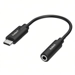 Adaptateur USB-C vers prise jack 3,5 mm pour ordinateur, noir, 00200318, connecteurs et accessoires pour ordinateur - Product Image 2