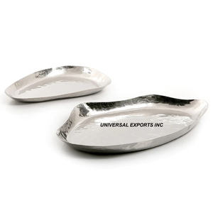 Juego de bandeja de chocolate decorativa con acabado dorado de tres platos de chocolate de diseñador hechos a mano última llegada bandeja de chocolate de diseñador - Product Image 6