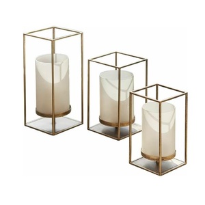 High Quality Durable Metal Base <b>Tealight</b> Candle Holders Tree Shape Indoor Outdoor Handmade Christmas Wedding Lanterns - Product Image 1