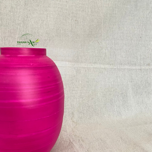 Grand vase de sol moderne en bambou et rotin décoratifs de haute qualité pour la maison ou le mariage Design minimaliste Hot Deal - Product Image 5