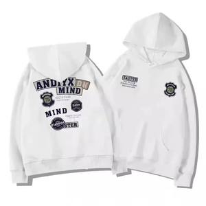 Nueva Sudadera con capucha con estampado gráfico para hombres, sudaderas con capucha de lana informal Vintage, ropa de calle de otoño para mujer, sudaderas con capucha sueltas - Product Image 4