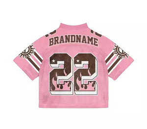 Maillot de football américain streetwear brodé avec logo personnalisé OEM coupe parfaite uniforme de football américain avec logo et design - Product Image 6