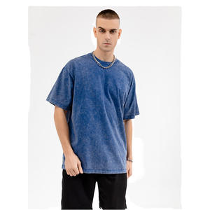 T-shirts tendance pour hommes en polyester/coton tricoté, vierges, unis, sérigraphiés, à prix abordable, vente en gros, nouveau style, directement du fabricant - Product Image 6