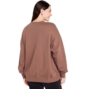 Sudaderas de manga larga con estampado de logotipo personalizado para mujer, Top corto bordado de diseño múltiple, suéter transpirable para mujer - Product Image 1