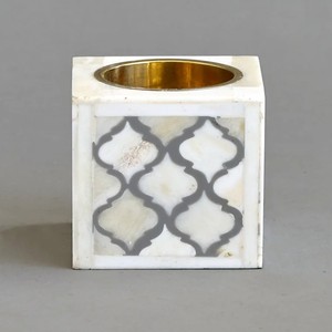 <b>Small</b> Moroccan Dubai Design Bakhoor Grey Bone Inlay Wooden Burner Incense Trending Customised Ramadan Special and Eid Special - Product Image 1