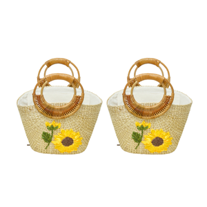 VENTE CHAUDE Du sable à la ville: sacs à main en jacinthe d'eau pour toutes les occasions exportées du Vietnam - Product Image 1