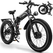 Bicicleta Eléctrica de Montaña con Motor Central de 1000W, Llantas Anchas, Cuadro de Fibra de Carbono - Product Image 2