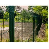 Panneaux de clôture 3D en treillis soudé en acier galvanisé pour la sécurité extérieure, autoroute, maison, jardin, ferme