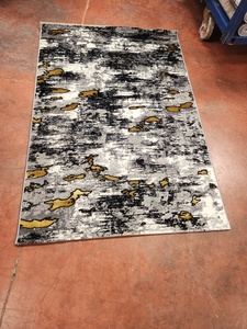 Tapis turc en polyester, jacquard, tissé à la machine, à poils longs, rembourré, réversible, lavable, antidérapant, antimicrobien pour la maison - Product Image 4