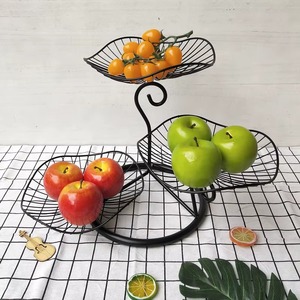 Eye-Catching Metal Fruit <b>Basket</b> Wholesale Wire Tabletop Fruit Serving Bowl for Food Storage Customized Tableware Amazing Item - Product Image 2