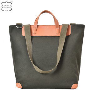 Bolso de mano de lona de algodón reciclado natural personalizable, bolso ecológico con asa blanca lisa y logotipo personalizado, bolso de compras reciclado - Product Image 4