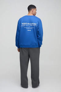 2025 hiver tendance transfert sérigraphie toutes les couleurs surdimensionné hommes sweat à capuche coton lourd qualité impression de Logo personnalisé - Product Image 3