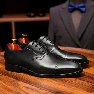 Zapatos Oxford de Cuero Vacuno de Primera Calidad con Tacón Acolchado y Diseño Antideslizante, Zapatos de Vestir para Caballeros - Product Image 2