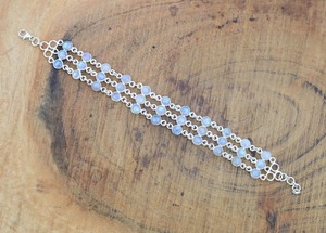 Jewelry For Women Silver Boho Style <b>Bracelet</b> Jewelry 925 Sterling Silver <b>Moonstone</b> Gemstone Trending Handmade <b>Bracelet</b> Gift For - Product Image 3