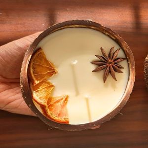 Hot 2025 Eco Decor Candle | Glossy Handmade Coconut Shell Design Holiday Gifting Essential with Sustainable <b>Charm</b> <b>Christmas</b> Gift - Product Image 4