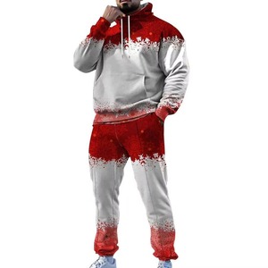 Chándales con Capucha Estampados Navideños de Primera Calidad en Oferta, Ropa Casual Reversible Transpirable de Poliéster/Algodón para Invierno - Product Image 4
