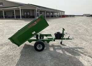 Mini remorque agricole avec engrenage et moteur, remorque de tracteur à haute productivité à vendre - Product Image 2