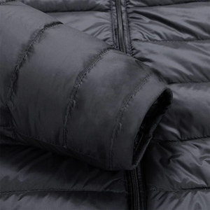 Heavy Insulated Hooded Winter Puffer <b>Jackets</b> <b>for</b> <b>Men</b> with Front Logo - Product Image 6