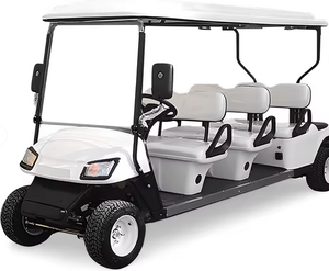 Carrito de Golf Eléctrico de 6 Pasajeros y 12 Velocidades, Batería de Litio de 60V, Alcance de 80KM, Motor de 3.5KW, Sistema de Frenado Perfecto, Mejor Material de Chasis - Product Image 1