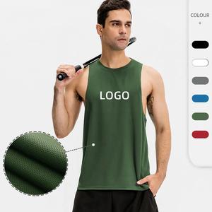 GAF OEM logotipo personalizado alta calidad moda blanco negro algodón hombres entrenamiento Stringer culturismo Fitness gimnasio camiseta sin mangas para hombres - Product Image 6
