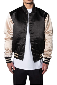 Veste en satin d'hiver personnalisée avec logo brodé de haute qualité pour hommes OEM 2026 - Product Image 5