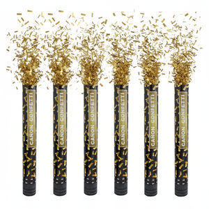 Cañón de Confeti Metálico Dorado para Bodas, Cumpleaños, Año Nuevo, Navidad, Halloween, Diwali, Eventos Festivos - Venta al por Mayor España - Product Image 1