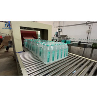 Machine d'étiquetage de bouteilles pneumatique semi-automatique Aim Technologies, contrôlée par PLC, équipement d'emballage de boissons à haute économie d'énergie