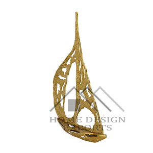 Escultura con forma de barco de aluminio fundido terminado para sala de estar, escultura de figura de barco superventas para decoración del hogar, superventas - Product Image 5
