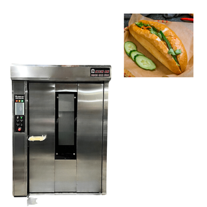 1200 Kgs Weight 24-Trays Rotary <b>Oven</b> With Altuntop Trolley Durable Use for Bread Baguette Gas Electric <b>Oven</b> Made in Vietnam - Product Image 1